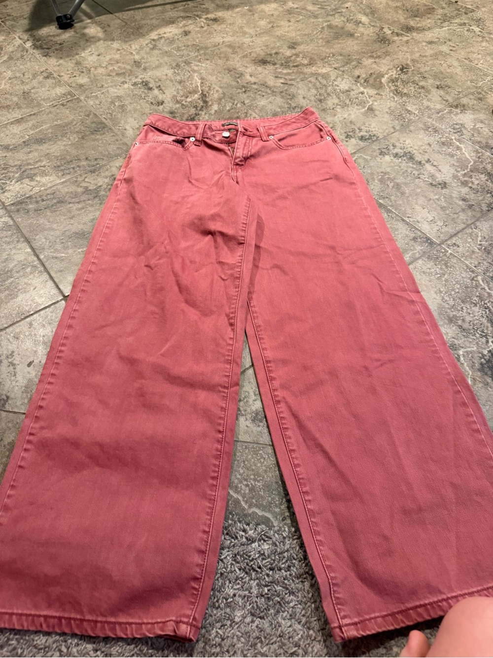 🐈NWOT Wild fable low rise baggy Women’s Jeans in Dusty Rose